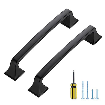 30 Pack Kitchen Cabinet Handles 5 Inch Hole Center Black Cabinet Pulls - color: Matte Black, size: 5 Inch Hole Centers