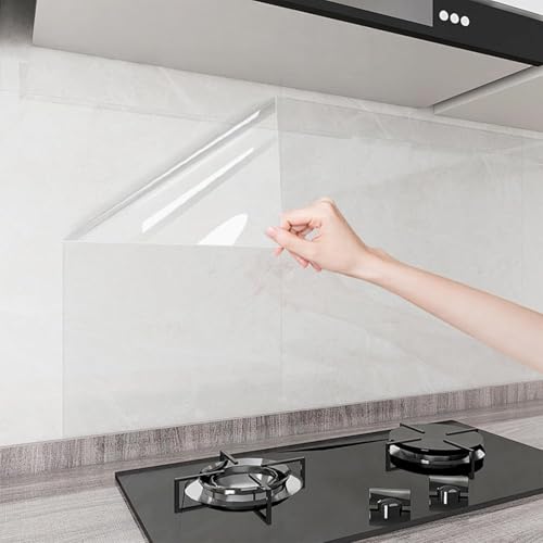 Clear Contact Paper & Wall Protector, 17.5 * 236 Inches Adhesive Vinyl - size: 236"W x 17.5"L