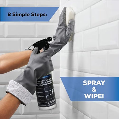 AQUA-X 16 Oz. Grout Sealer, Clear Grout and Tile Sealer, Natural Finish, Professional Grade, Indoor & Outdoor, Fast Dry and Long Lasting Protection (Pack of 2) - size: 1.00 Pound (Pack of 2)