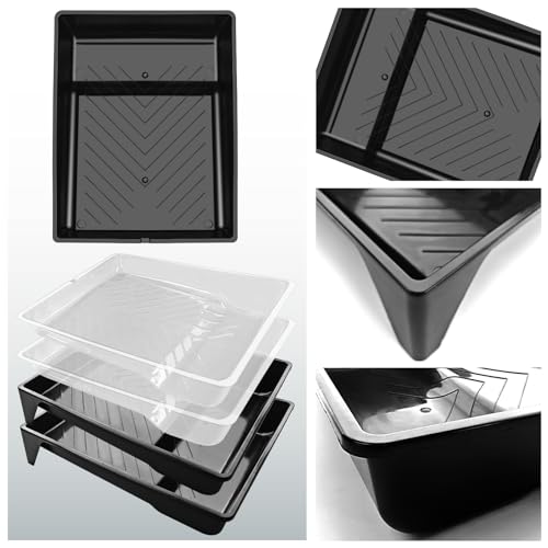 Great Andrew 4-Pack 9-Inch Paint Tray Liners, 2 Paint Trays with 2 Liners - size: 4 Pack, 9 Inch