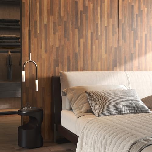 FunStick 36"x200" Large Butcher Block Countertop Contact Paper Waterproof Brown Wood Contact Paper for Cabinets Peel and Stick Countertops Wood Wallpaper for Kitchen Counter Top Covers Desk Vinyl Wrap - size: 36"W x 200"L