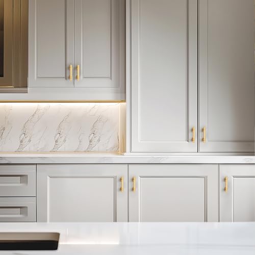 HOME EDIT Gold Pulls Cabinet Handles 2-1/2 Inch 10 Pack - color: Gold, size: 2-1/2 In Hole Center