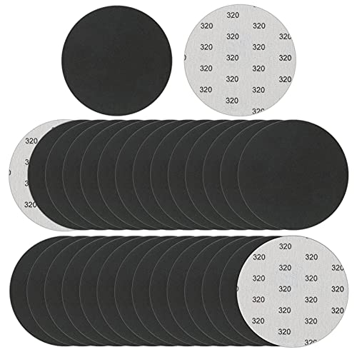 VIBRATITE 320 Grit 5 Inch Hook & Loop Sanding Discs, 70PCS - size: 5 Inch (320 Grit)