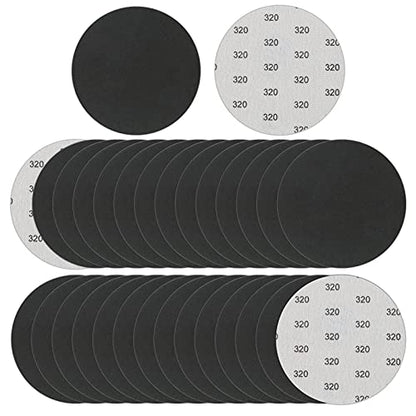 VIBRATITE 320 Grit 5 Inch Hook & Loop Sanding Discs, 70PCS - size: 5 Inch (320 Grit)