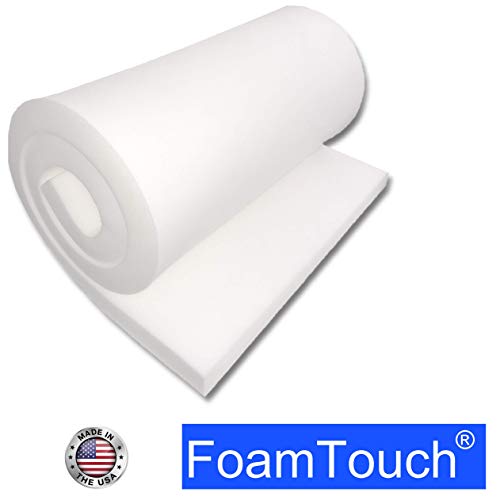 FoamTouch 3"x24"x72" high Density Polyurethane Foam, 3 x24 x72 inches, White - style: 3 x 24 x 72 inches