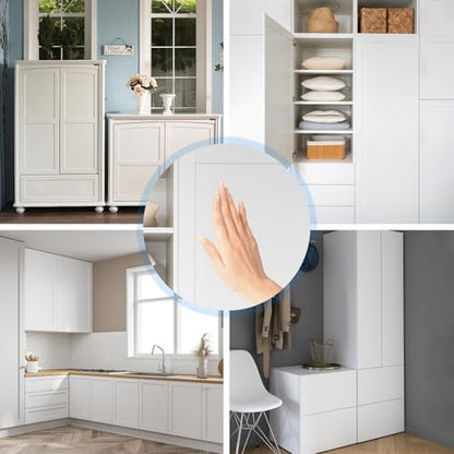 Jiayi Cabinet Latch Magnetic Push Catch 20 Pack Push to Open Cabinet Hardware Spring Release Push Touch Latch Heavy Duty Kitchen Door Push Release Latch for Drawer Closure Push Catch Press Out Latch - size: 20 Pack