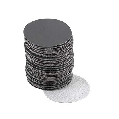 uxcell 2-Inch Hook and Loop Sanding Disc Wet/Dry Silicon Carbide 1200 Grit 50 Pcs - size: 1200 Grit