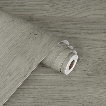 WESTICK Light Brown Wood Look Contact Paper Self Adhesive Wooden Wallpaper Peel and Stick Countertops Wood Grain Contact Paper for Kitchen Cabinet and Drawers Removable Wooden Vinyl Wrap 15.8" x 393" - color: 3.brown, size: 15.8" x 394"