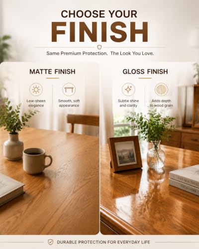 Water Based Polyurethane Acrylic Wood Sealer with Tools - color: Gloss