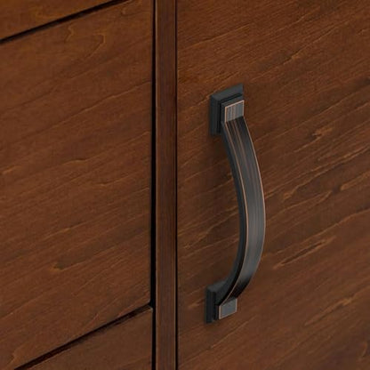 10 Pack 3.75 inch Cabinet Pulls Oil Rubbed Bronze Cabinet Handles Drawer Pulls for Kitchen Cabinet Cupboard - color: Oil Rubbed Bronze, size: 3.75 inch（96mm）, style: 10 Pack