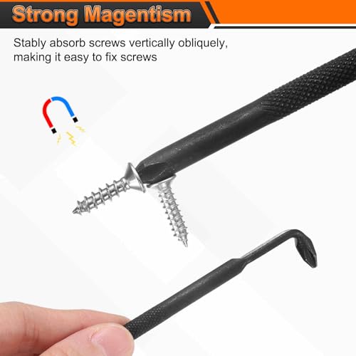HARFINGTON 2pcs Offset Screwdriver PH1 Phillips Cross Head,Black - size: PH1