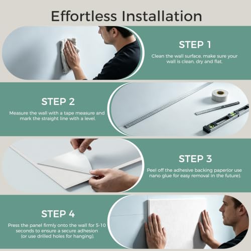 TO-TH Soundproof Wall Panels Thickened Sound Absorbing Panel 2 Pack, White - color: White, size: 2 Pack