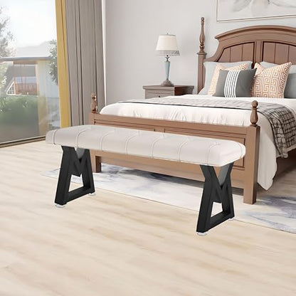 16 Inch Metal Bench Coffee Table & Desk Legs - Modern Industrial Furniture Feets, DIY Dining/Side Table Legs (Diamond Shape,2PCS) ﻿ - size: 16 '' V Shape