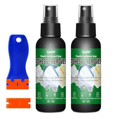 Adhesive Remover Spray, 7oz Sticker Remover with Scraper