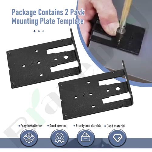 Mounting Plate Template for Bl-um Marking Location On Cabinet Side Panels