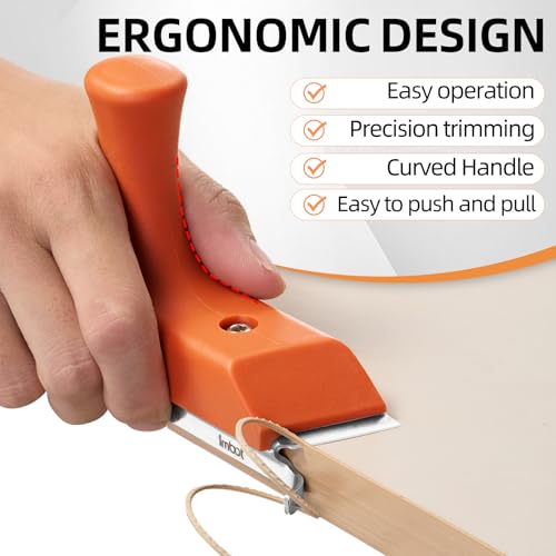 Imbot 2-in-1 Edge Banding Trimmer, Edge Cutter for PVC ABS Melamine Veneer - size: Trimmer + Replacement Blade