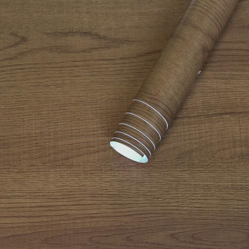 Wood Grain Contact Paper Wood Peel and Stick Wallpaper 16x354 inch - size: 16" x 354"