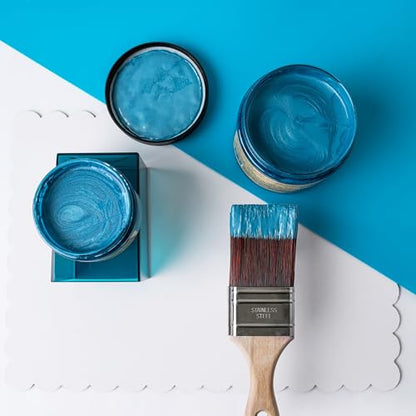 Dixie Belle Paint Company Moonshine Metallics - Caribbean (4oz) - color: Caribbean, style: 4 Fl Oz (Pack of 1)