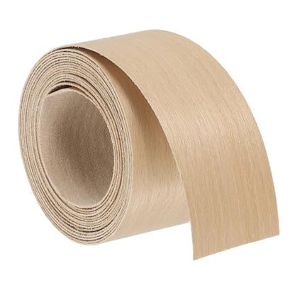 uxcell 1-1/2 Inch x 10ft Wood Veneer Edge Banding, Pre-Glued Flexible Beech Edging Strips, Iron on with Hot Melt Adhesive Wood Tape for Cabinet Repair and Furniture Restoration - size: 1-1/2 Inch x 10ft