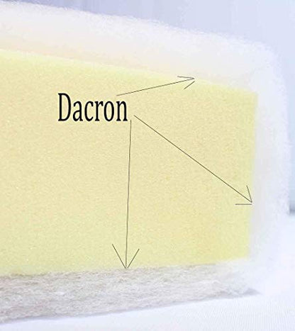 Mybecca 48 Inch Wide (5 Yards) Quilt Batting Multipurpose Dacron Fiber Polyester Wadding Fabric Loft Upholstery Grade Padding 48"x15' (48" x 180") (3' x 15')
