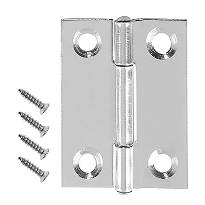 Biaungdo 1.5 Inch Butt Hinge, Stainless Steel Small Hinges, 10 Pack - size: 1.5 Inch