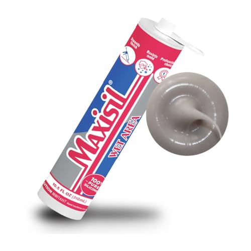 Maxisil Wet Area Silicone Sealant 310ml - A18 Stone - color: A18 Stone