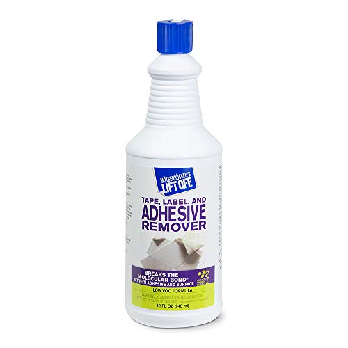 Motsenbocker’s Lift Off 40703 32-Ounce Tape, Label, and Adhesive Remover Safely Removes Stickers, Glue, Decals, Sticky Residues and More from Vehicles, Furniture, Tile, Wood, and More - size: 32 Fl Oz (Pack of 1)