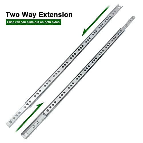 15.7 Inch Drawer Slides, 0.7" Wide, Pack of 12 - color: Style 2, size: 15.7" - 12PCS