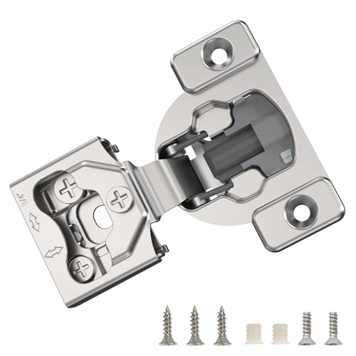 Furniware 50 Pieces 3/4" Overlay Concealed Face Frame Hinges - color: 50 Pieces, size: 3/4 Inch