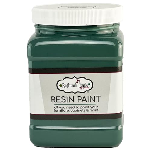 Rethunk Junk Resin Paint - 32floz (Blue Spruce) - color: Blue Spruce