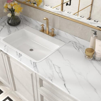 ICOOP White Grey Countertop Contact Paper Marble Contact Paper 15.8"×120" - color: White and Grey, size: 15.8" x 120"