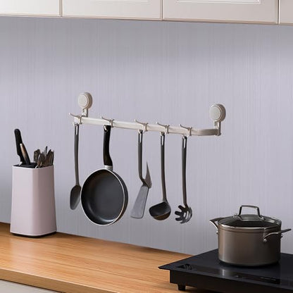 Silver Grasscloth Peel and Stick Wallpaper, A Set of 15.7"x236" Textured Self-Adhesive Waterproof Vinyl Fabric Contact Paper, Wall Paper for Kitchen, Shelf Linen, Bathroom, Bedroom - color: Silver, size: 15.7" x 236"