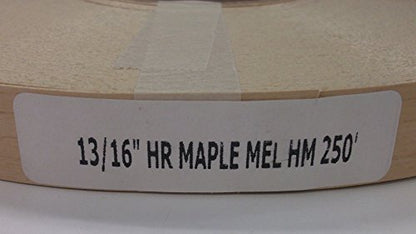 Melamine Edgebanding Tape 13/16" x 250' Roll Almond Hardrock Maple
