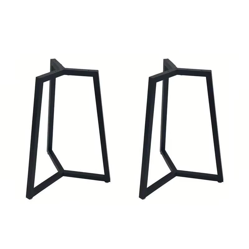 Metal Round Table Legs 16 Inch Metal Coffee Table Legs for Table,Furniture Leg, Set of 2,Black - color: 16" Table Legs 9, size: 16" X 11"