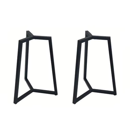 Metal Round Table Legs 16 Inch Metal Coffee Table Legs for Table,Furniture Leg, Set of 2,Black - color: 16" Table Legs 9, size: 16" X 11"