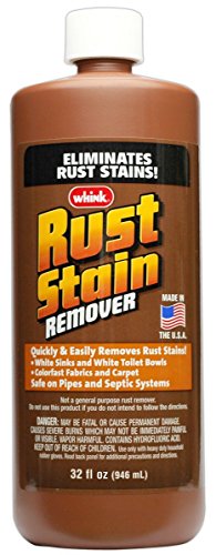 Rust-Oleum Whink Rust Stain Remover | Heavy-Duty Iron Stain Remover for White Toilets & Sinks, Colorfast Fabric & Carpets | 32 oz (Pack of 6) - size: 32 Fl Oz (Pack of 12)