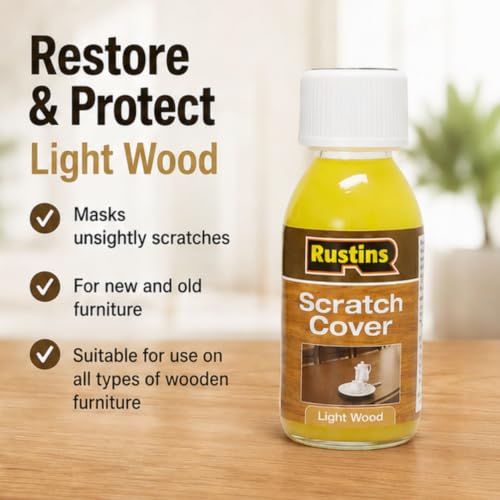 Rustins Scratch Cover Restore & Protect Light Wood 125ml - color: Light