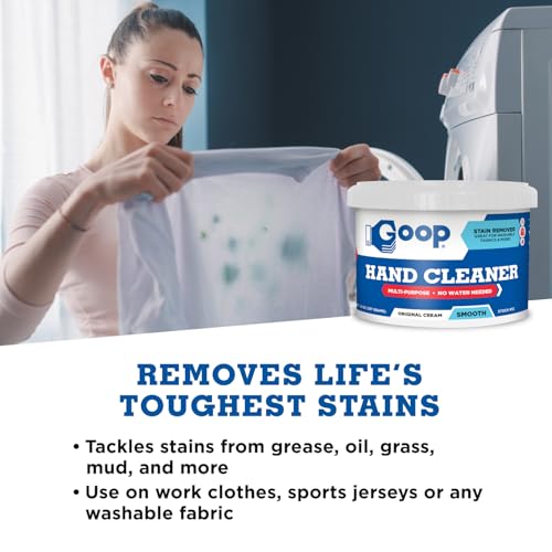 GOOP Original Multi-Purpose Waterless Hand Cleaner and Stain Remover - 14 oz Can (Pack of 3) - size: 14 Ounce (Pack of 3)