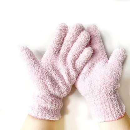 6 Pcs Microfiber Dusting Gloves Reusable Washable Cleaning Gloves Mittens House Kitchen Cleaning Gloves Cloth Car Wash Hand Mitten