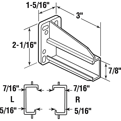Rear Track Brackets (1 Pair)