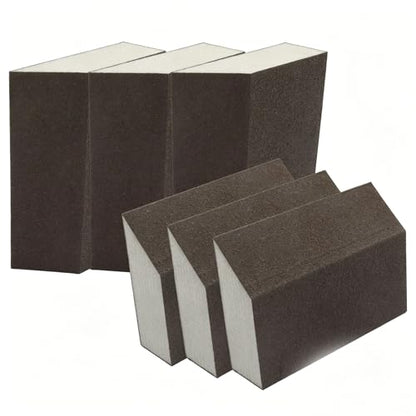 8 pcs 100 Grit Sponge Sanding Block - size: 100 Grit