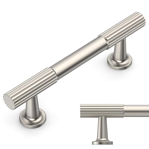 Amerdeco 10 Pack Brushed Satin Nickel Cabinet Pulls 3" - color: Brushed Satin Nickel, size: 3"/76MM
