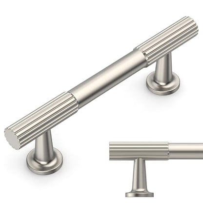 Amerdeco 10 Pack Brushed Satin Nickel Cabinet Pulls 3" - color: Brushed Satin Nickel, size: 3"/76MM