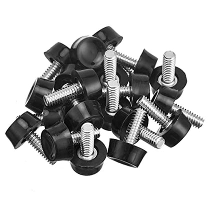 1/4"-20 UNC Thread Adjustable Furniture Levelers Screw in Threaded - size: 1/4"-20 UNC Thread