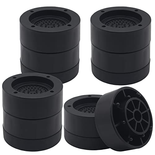 Furniture Risers 2 inch Black Bed Risers (Set of 4), Heavy Duty - color: Black-4 Pack, size: two layers (2.3 inch)