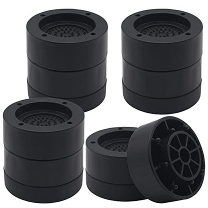 Furniture Risers 2 inch Black Bed Risers (Set of 4), Heavy Duty - color: Black-4 Pack, size: two layers (2.3 inch)
