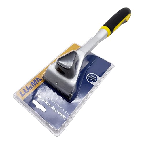 LU&MN Carbide Paint Scraper Set, 2.38" Wide & 1" Triangular Blades, 2 Pcs