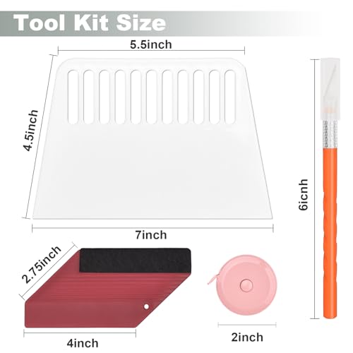 Wallpaper Smoothing Tools Kit for Peel and Stick Wallpaper