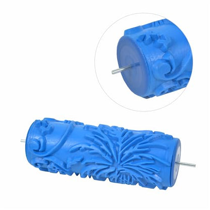 Nichiyo 5'' Texture Rubber Roller DIY Patterned Paint Roller - color: 040Y