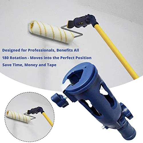 Premium Paint Brush Extender Multi-Angle Function, Professional Grade, High Corner Painting Tool, Extension Pole Attachment for Painting High Spots